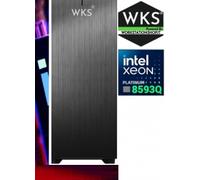 Workstation computer wks586 intel dual xeon platinum 8593q (128 cor...