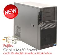 Workstation Fujitsu Celsius M470 Xeon Raid D2778-B14 GS1 D2507-D11 Medizin Nuovo