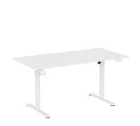 Worktime - Scrivania elettrica ad altezza regolabile Bianco