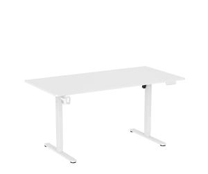 Worktime - Scrivania elettrica ad altezza regolabile Bianco