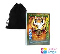 World Animal Dreaming Oracle Cards Tavola e Un Borsa Corretto King Esoterici New