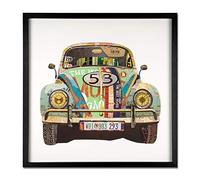 World Art Quadro collage 3D 'Maggiolino VW Beetle'