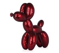World Art Scultura decorata in vetro 'Cane palloncino'