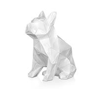 World Art TW60329 Scultura in Resina Bullo Sfaccettato Seduto, Resina, 39x32x20 Cm