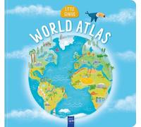 World Atlas (Libro di cartone) Little Genius