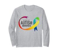 World Autism Awareness Rainbow Ribbon Choose Kindness Aprile Maglia a Manica