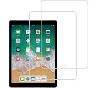 World Biz Pellicola protettiva per iPad Pro 12,9" (2017/2015), pellicola in vetro temperato 9H, compatibile con iPad da 12,9" (1a/2a generazione), senza bolle, compatibile con custodie, confezione da