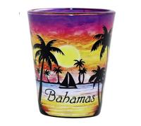 World By Shotglass Bahamas Palm Sunset - Bicchierino da liquore