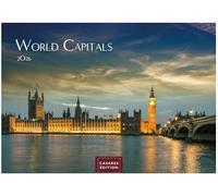 World Capitals Kalender 2026 - Wandkalender | Fotokalender Städte 35x50cm Großformat - mit den wichtigsten Hauptstädten weltweit.
