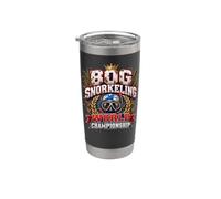 World Champion Snorkel Bogs lo snorkeling nelle paludi Bicchiere termico in acciaio inox doppia parete