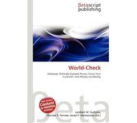 World-Check: Database, Politically Exposed Person, Know Your Customer, Anti Money Laundering
