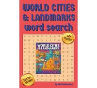 World Cities & Landmarks Word Search: Word Search with Easy to Read Print about World Cities & Landmarks and more | 6x9 inches, 110 pages | 50+ puzzles ... Gift for Vacations, Holidays, and Free Times