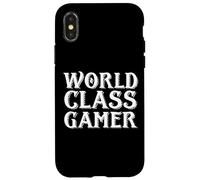 World Class Gamer Pro Esports Videogioco IRL Streamer Gaming Custodia per iPhone X/XS