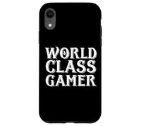 World Class Gamer Pro Esports Videogioco IRL Streamer Gaming Custodia per iPhone XR