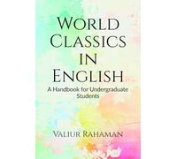 World Classics in English: A Handbook for Undergraduate Students