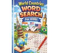 World Countries Word Search for Kids: Word Searches with Easy to Read Print about Countries, Capitals, Geography and More | 6x9 inches, 110 Pages | ... for Vacations, Holiday Times, and Free Times