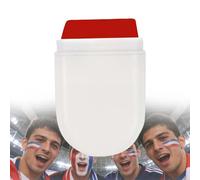World Cup 2026 Face Paint Stick - Rainbow Face & Body Paint Sticks for Pride Parades, World Cup Soccer Ball 2026, Worlds Cups Decorations, Fan Faces Paints, For Footballs Game Day (Red)