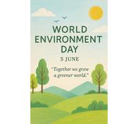 World Environment Day Pocket Notebook: Design 1