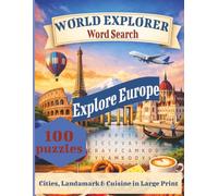 World Explorer Word Search: Explore Europe: Explore Europe Through Easy, Large-Print Puzzles|100 puzzles | Word find Books for Adults