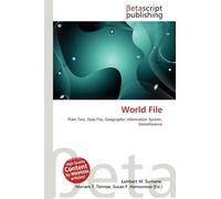 World File: Plain Text, Data File, Geographic Information System, Georeference