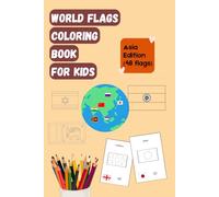 World Flags Coloring Book for Kids: Educational Countries Flags Coloring Pages for Kids with All 48 Asian Nations and Their Capitals - Fun Geography for Ages 4-10