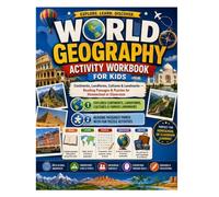 World Geography Activity Workbook for Kids: Continents, Landforms, Cultures & Landmarks - Reading Passages & Puzzles for Homeschool or Classroom
