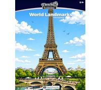 World Landmarks: Coloring Book for Kids Ages 8+ and Adults