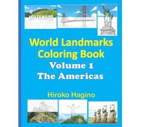 World Landmarks Coloring Book: Volume 1 The Americas