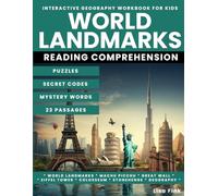 World Landmarks Interactive Geography Workbook for Kids: Puzzles and Secret Codes, Reading Comprehension, Homeschool Curriculum, World Geography, ... Machu Picchu, Statue of Liberty and more