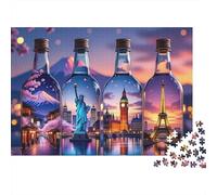 World Landmarks Puzzle 1000 Pezzi - Puzzle Mural Decorativo, Relax Creativo, Idee Regalo Originali, Poster Incluso - 70x50cm/1000pcs