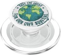World Ocean Day. Our Power, Our Planet. Save Earth. Nature PopSockets PopGrip per MagSafe