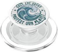 World Ocean Day. Our Power, Our Planet. Save Earth. Nature PopSockets PopGrip per MagSafe