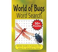 World of Bugs Word Search: Word Searches with easy-to-read print about the World of Bugs- beetles, dragonflies, and more | 6x9 inches | 110 pages | ... . Gift for vacations, holidays and free time.