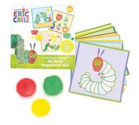 World of Eric Carle - My First Fingerprint Art Kit | The Very Hungry Caterpillar | Include 10 fogli da colorare e 3 pitture per le dita | Divertimento creativo sicuro e lavabile per bambini dai 12