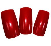 World of Nails-Design - Set di 100 punte per unghie, colore: vinaccia