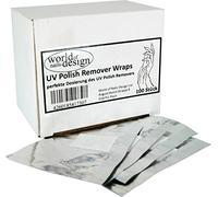 World Of Nails di design Polish Remover Wraps/Pads per UV della vernice o smalto, 1er Pack (1 X 100 pezzi)