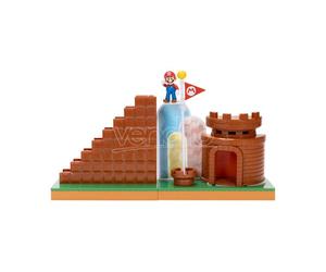 World Of Nintendo Super Mario Mini Figure Playset End Level Jakks Pacific