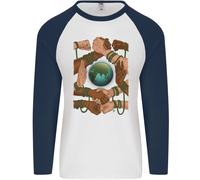 World Of Peace Black Lives Matter LGBT Uomo L/S Baseball T-Shirt