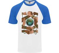 World Of Peace Black Lives Matter LGBT Uomo S/S Baseball T-Shirt