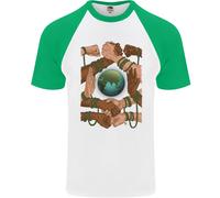 World Of Peace Black Lives Matter LGBT Uomo S/S Baseball T-Shirt