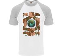 World Of Peace Black Lives Matter LGBT Uomo S/S Baseball T-Shirt