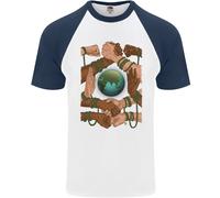 World Of Peace Black Lives Matter LGBT Uomo S/S Baseball T-Shirt