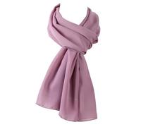 World of Shawls Sciarpe in chiffon per feste di nozze occasioni speciali da donna sciarpa collo tinta unita morbido copricapo ragazze velato avvolgere 45 x 160 cm, Lavanda, 90 x 190 Cms