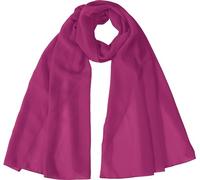 World of Shawls Sciarpe in chiffon per feste di nozze occasioni speciali da donna sciarpa collo tinta unita morbido copricapo ragazze velato avvolgere 45 x 160 cm, vino, 90 x 190 Cms