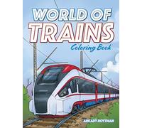 World Of Trains Coloring Book