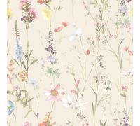 World Of Wallpaper Elsie Floreale Crema / Multi AF0045 Modern Vintage