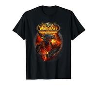 World of Warcraft Cataclysm Deathwing The Destroyer Logo Maglietta, Uomo, Nero, M