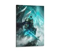 World of Warcraft Game Poster1, poster decorativo da parete su tela, stampa artistica moderna per camera da letto, per camera da letto (50 x 75 cm)