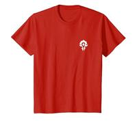World of Warcraft Orda Crest Semplice Logo Wow Gamer Apparel Maglietta, Bambini, Rosso, 2 Anni