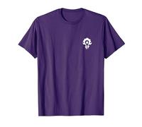 World of Warcraft Orda Crest Semplice Logo Wow Gamer Apparel Maglietta, Uomo, Viola, XXL